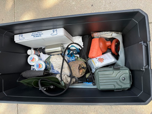 lot 92 image: Emergency Preparedness & Outdoor Supplies Tote