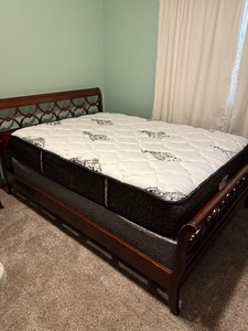 lot 177 image: Full-Size Wood Bed FRAME ONLY