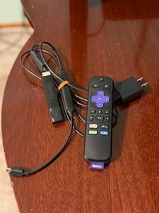 lot 182 image: Roku Streaming Stick w Voice Remote