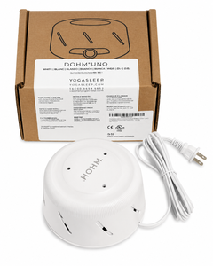 lot 191 image: Yogasleep Dohm Uno White Noise Sound Machine w Power Cord & Box