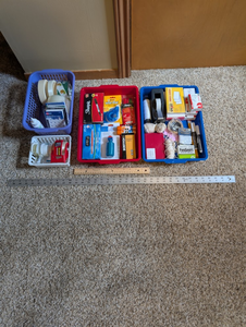 lot 210 image: Large Office & School Supply Lot  Pens, Tape, Markers, Index Cards & More
