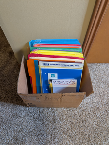lot 213 image: Large Office Supply & File Folder Lot  File Folders, Notebooks & Organizers