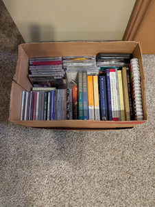 lot 219 image: Mixed CD Collection, Inspirational Books, Journals & Audio Media Lot