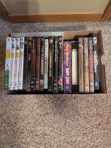 lot 220 image: DVD & VHS Movie Collection Featuring Home Improvement, Westerns, Classics & TV Series