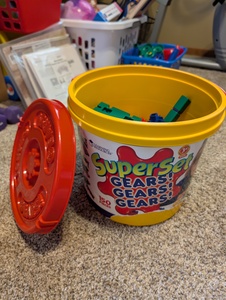 lot 241 image: Learning Resources SuperSet Gears Building Set