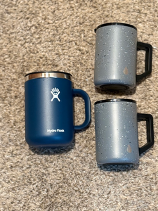 lot 260 image: Hydro Flask & Insulated Camp Mug Lot  Set of 3