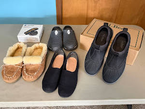lot 300 image: L.L. Bean Storm Chaser Mocs, Shearling Slippers & Winter Footwear Lot