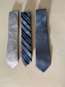 lot 305 image: Mens Silk & Patterned Necktie Variety Trio