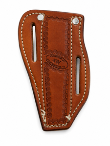 lot 336 image: Justin Wiley 4W Weatherford TX Handcrafted Leather Knife Sheath