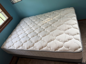 lot 339 image: Denver Mattress Madison Plush Full Mattress & Foundation Set