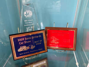 lot 347 image: Vintage Kansas Car Show Awards & Plaques Collection (2008-2010)  Best of Show, Top 20 & Car Show Memorabilia